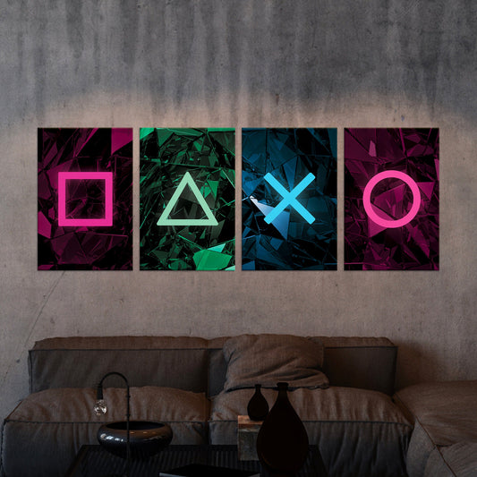 Wandtattoo Spielkonsole für Gamer
