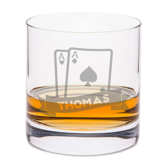 Leonardo Whiskyglas mit Gravur "Asse"
