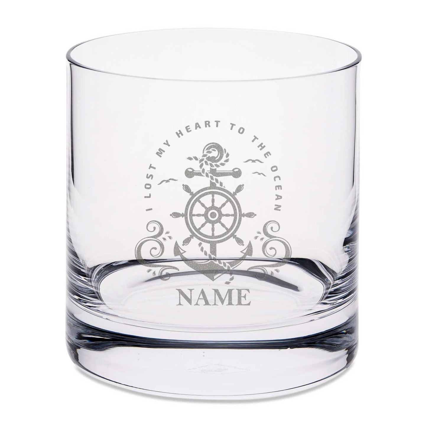 Leonardo Whiskyglas mit Gravur "Heart to the ocean"