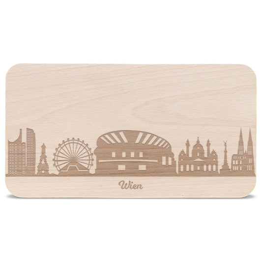 Frühstücksbrettchen Skyline Wien