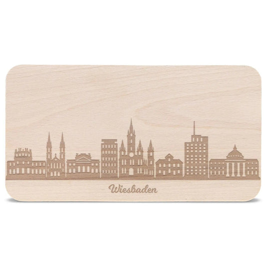 Frühstücksbrettchen Skyline Wiesbaden
