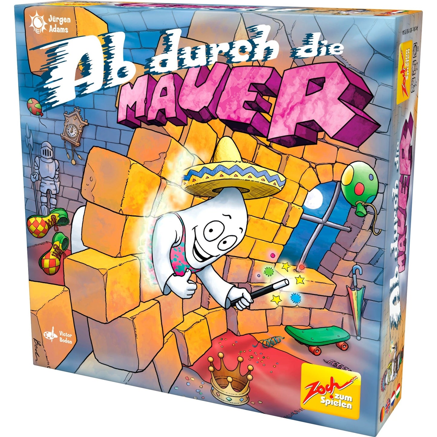 Ab durch die Mauer Zoch Original - Brettspiel Familienspiel