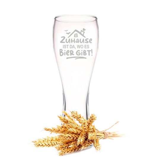 Leonardo Weizenglas "Zuhause ist da, wo es Bier gibt"