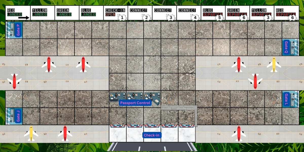 Airport Madness Manager board game - KLIA2 Edition