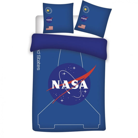 NASA Bettwäsche - weiche 140 x 200 cm Decke und Kissen