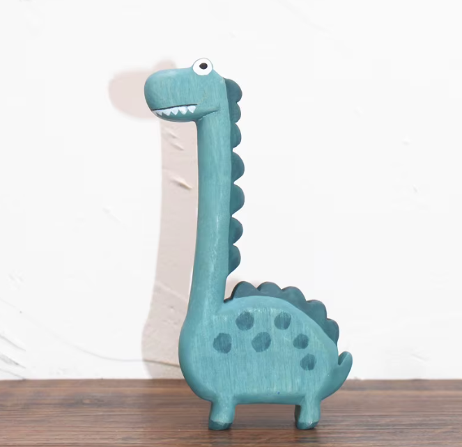 Dinosaurier Figuren aus Holz für Kinder - Fantasievolles Lernen