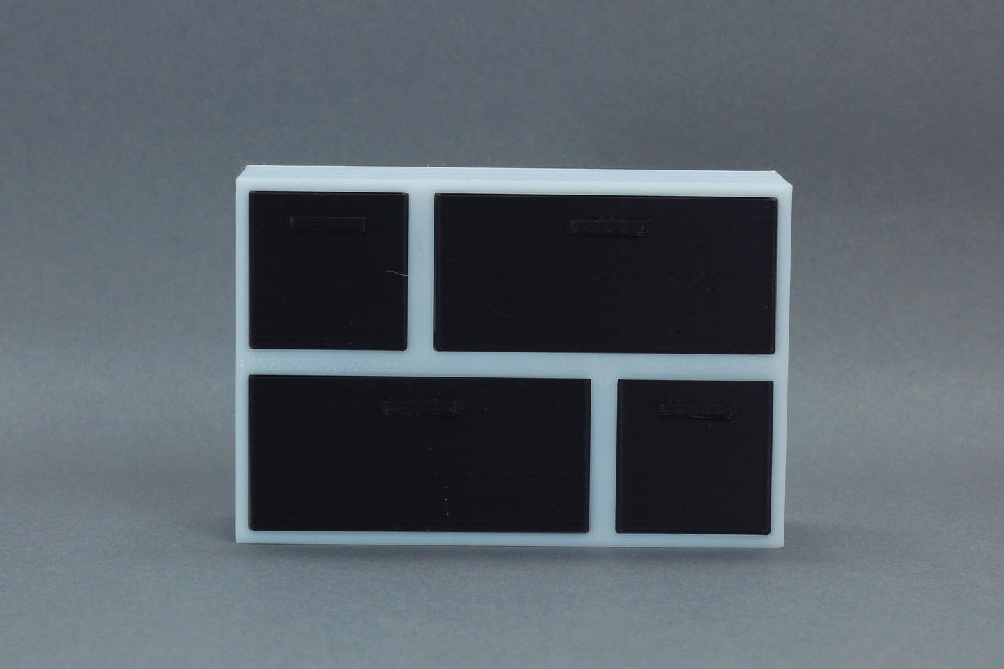 Modern Cupboard Combination | 1:12, 18 Scale Dollhouse Furniture | 3D Printed Storage Unit