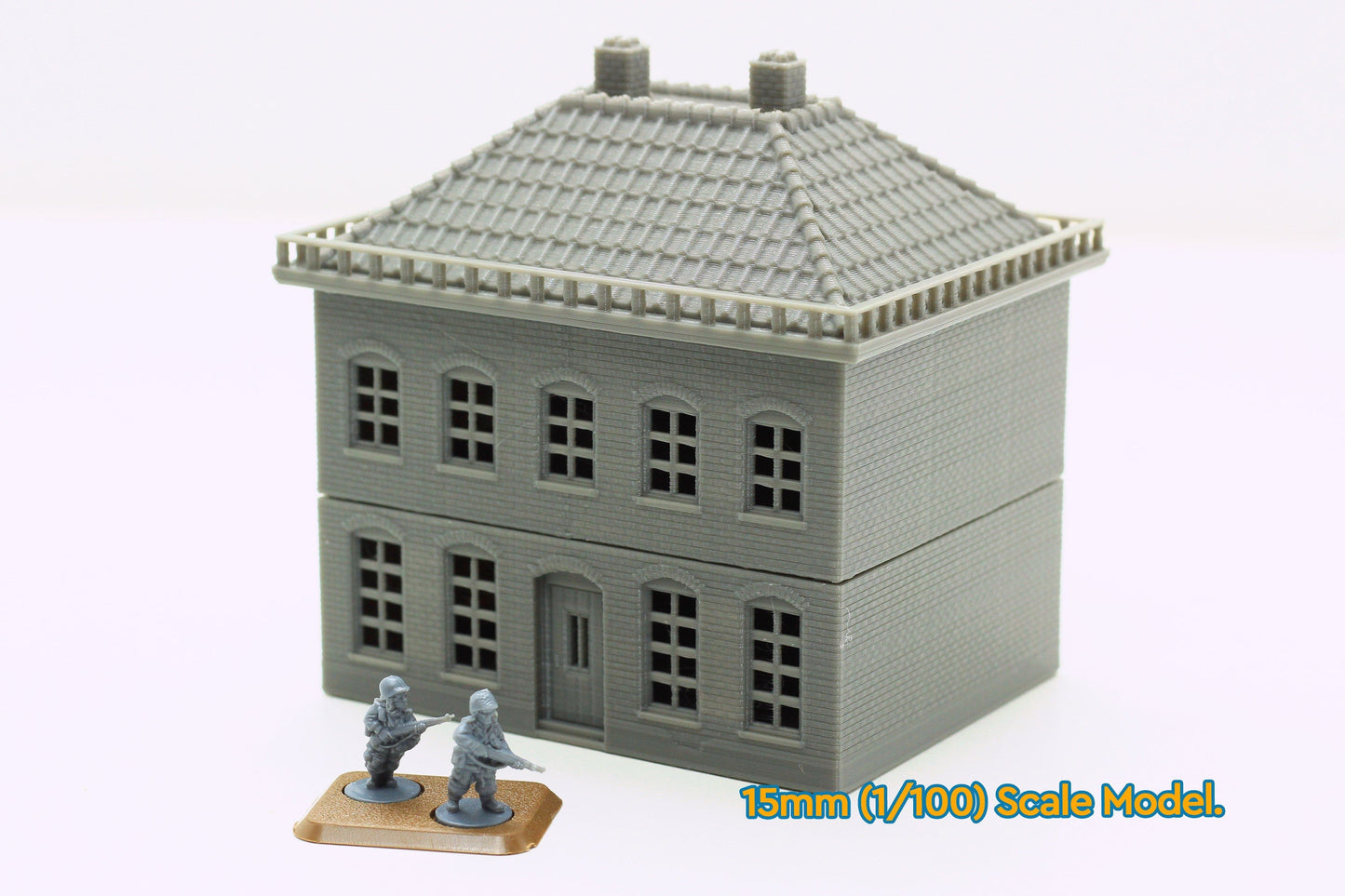 Dutch Manor House - Tabletop Wargaming WW2 Terrain | 15mm 20mm 28mm HO Miniature 3D Printed Model | Bolt Action