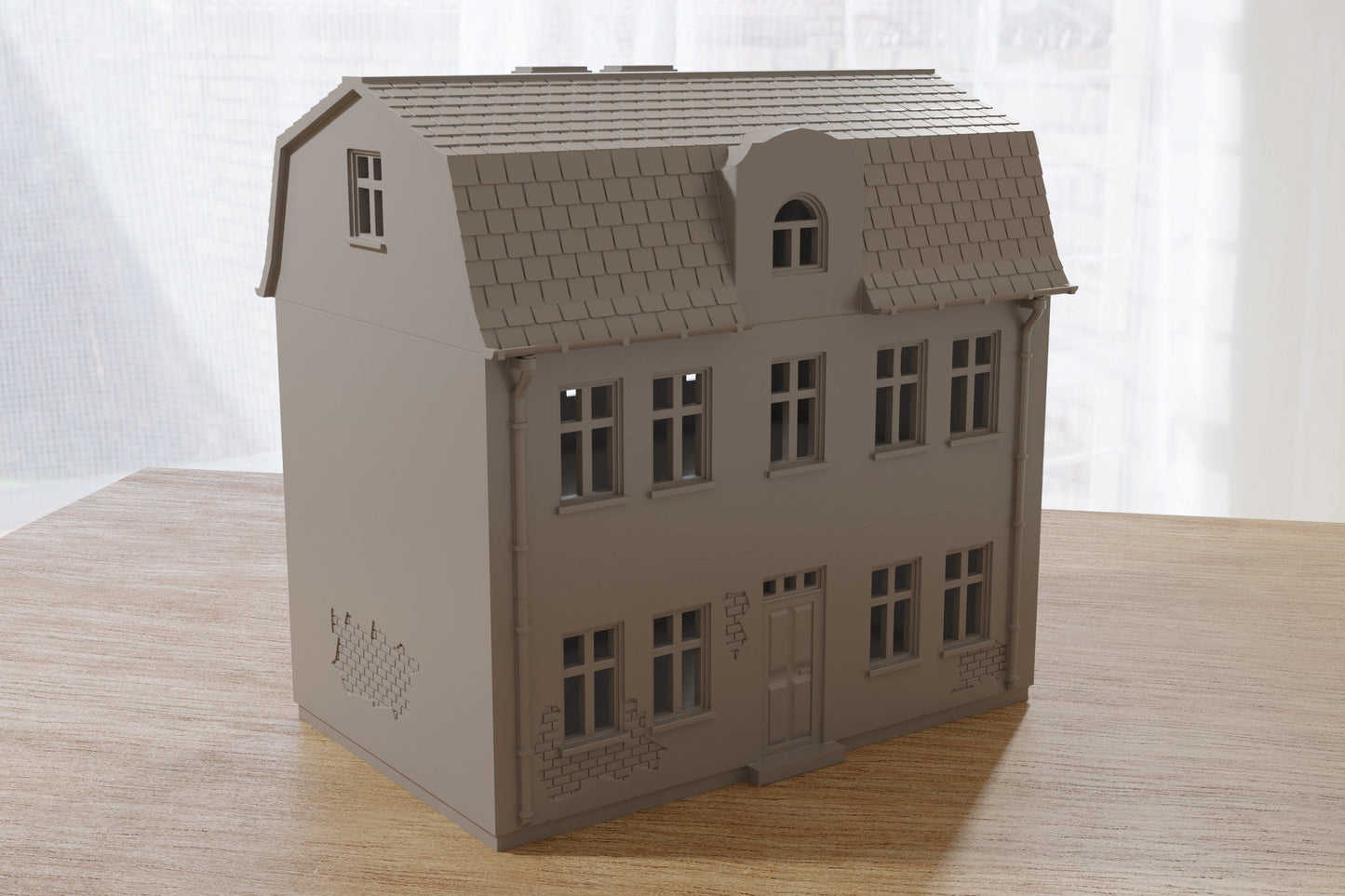 Polish Village House DS-T2 - Tabletop Wargaming WW2 Terrain | Miniature 3D Printed Model | Flames of War - Zona Alfa