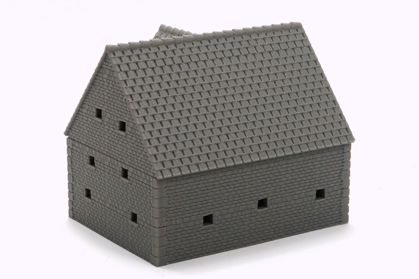 Normandy French Farm Barn - Tabletop Wargaming WW2 Terrain | Proxy 3D Printed Miniature for Bolt Action - Chain of Command - Flames of War