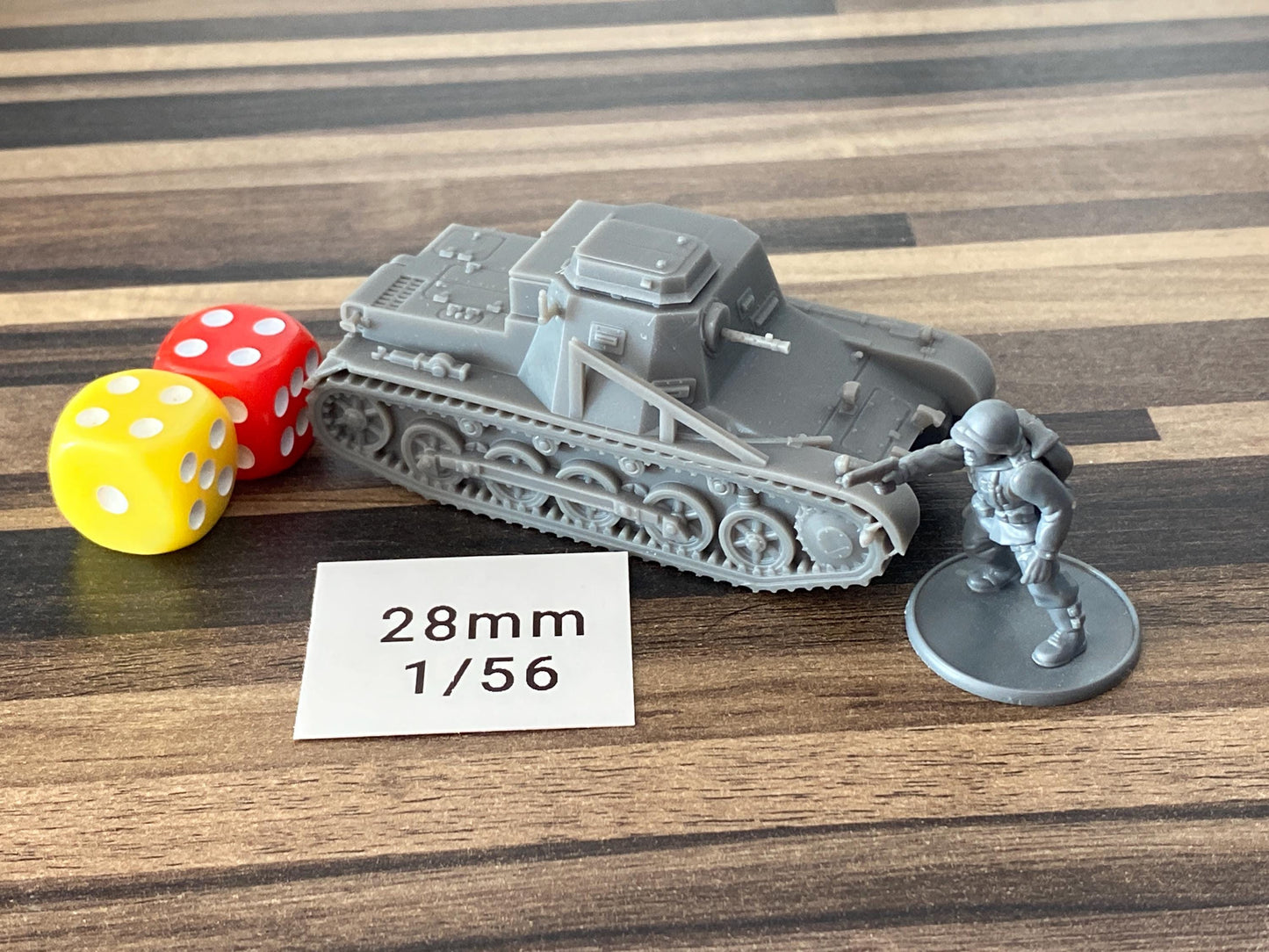 Sd.Kfz. 265 Panzerbefehlswagen German WW2 - 3D Resin Printed 28mm / 20mm / 15mm Miniature Tabletop Wargaming Vehicle