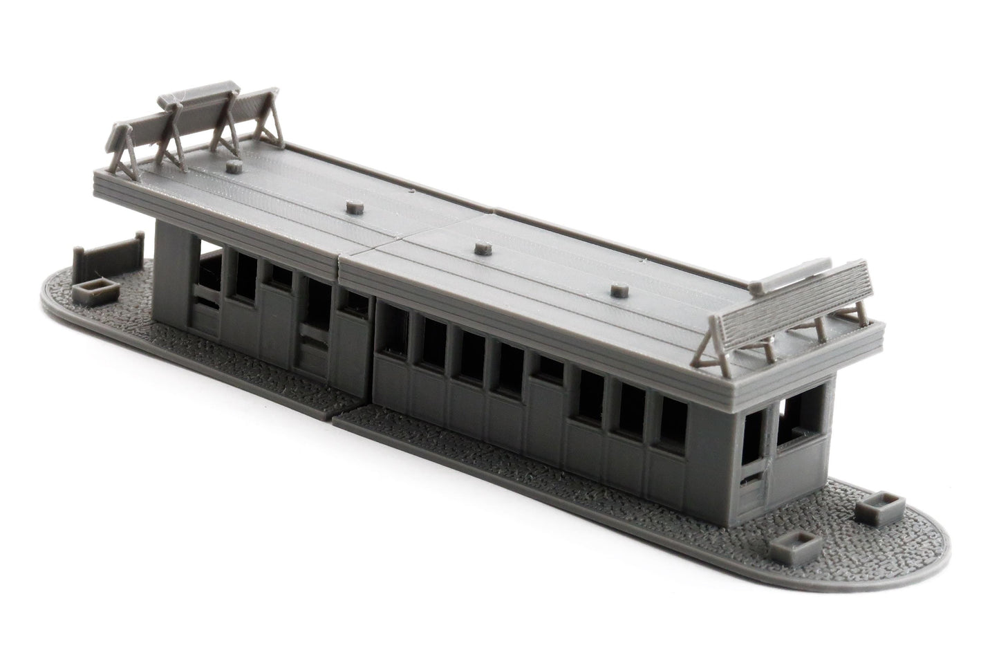 Checkpoint Charlie Berlin 1989 - 3D Printed Miniature Cold War Era Wargaming Terrain 28mm / 20mm / 15mm Scale