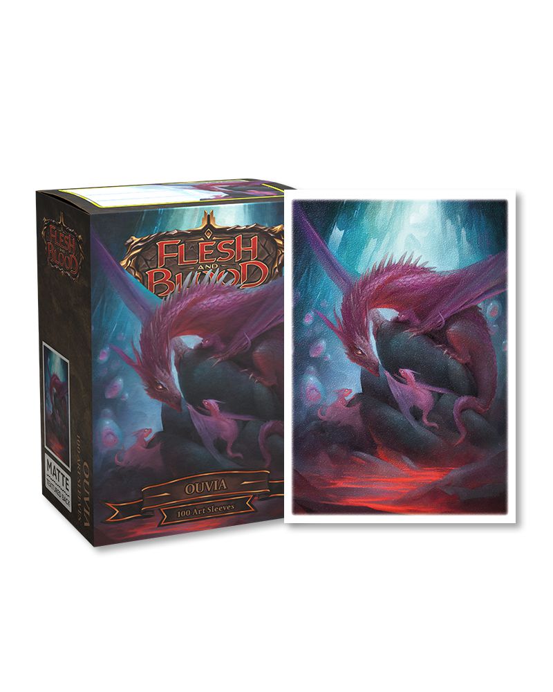 Dragon Shield Kartenhüllen Matte Art - Flesh & Blood: Ouvia Sleeve (100)